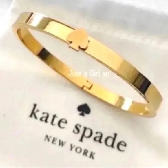 $59 Kate Spade Heritage Spade 12k Gold-Plated Spade  Bracelet - Picture 4 of 8